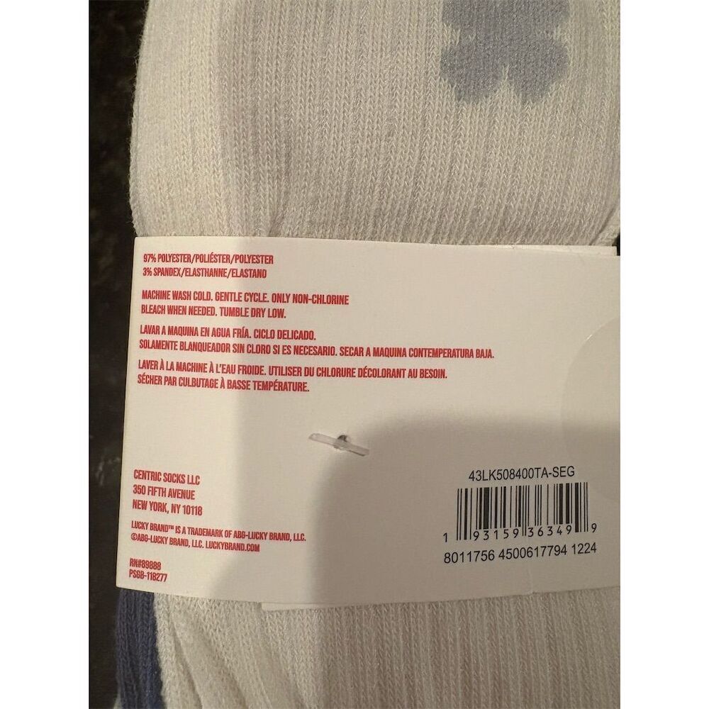 Lucky Brand Women's 10-Pack No Show Socks Multicolor Solid - Picture 4 of 6